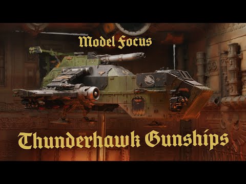 Thunderhawk Gunships in the Age of Darkness