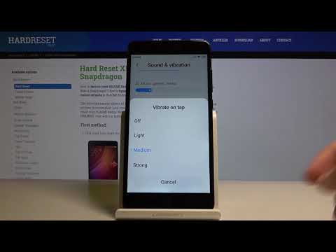 How to Enter Vibration Settings in XIAOMI Redmi Note 4 – Change Vibrations
