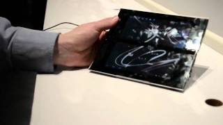 Sony Tablet P for AT&T Hands On (and Drop Test)