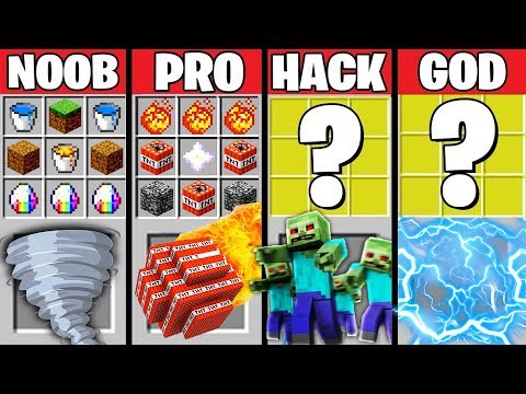 Minecraft Battle: Noob vs PRO vs HACKER vs GOD : SUPER APOCALYPSE CRAFTING Challenge / Animation