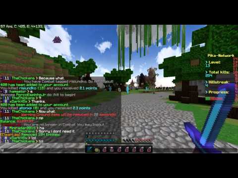 EPIC Minecraft Pika Network Kit-PvP Reset & Hackers!