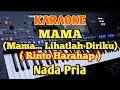 Karaoke MAMA//Rinto Harahap - Nada Pria - Music By Putra