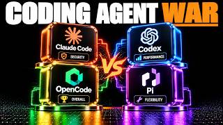 Claude Code vs Codex vs OpenCode vs Pi: Which Coding Agent Should You Use in 2026?