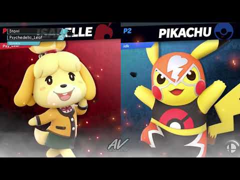 AVFN 1/18 Ultimate Singles: Starri(Pikachu) vs Psychedelic_Leaf(Isabelle)