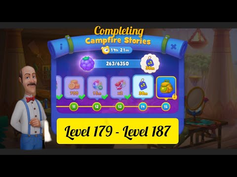 Gardenscapes - All Puzzles - Gameplay PART - 35
