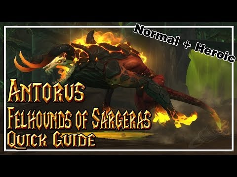 Felhounds of Sargeras│Antorus, The Burning Throne│QUICK GUIDE (Normal & Heroic)