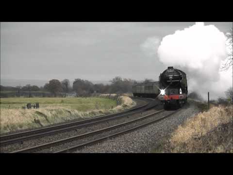 A1 60163 Tornado on The Cathedrals Express Sat 11th Dec 2010.