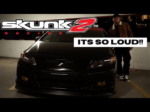 ITS SO LOUD (Skunk2 Alpha Header Honda Civic Si)