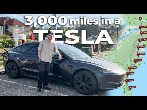 Mit meinem Tesla Model 3 auf einem 3.000 Meilen langen Roadtrip (ich bin schockiert!)