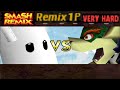 Smash Remix Classic Mode Remix 1P Gameplay With Sandbag VERY HARD
