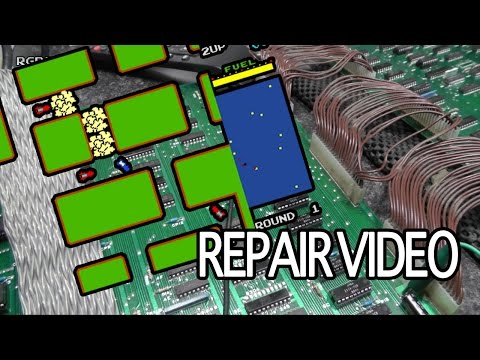 NAMCO/Midway Rally X Arcade PCB Repair
