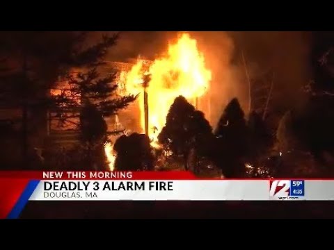 Man killed in 3-alarm Douglas house fire