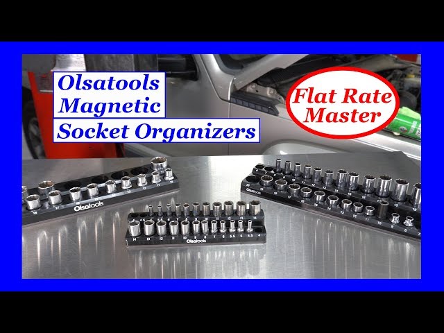 Youtube Video for Magnetic Socket Holder Marked With Socket Sizes by Flat Rate Master