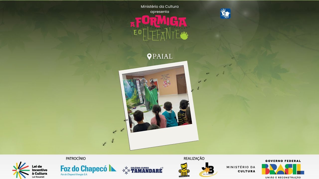 A FORMIGA E O ELEFANTE em Paial, SC