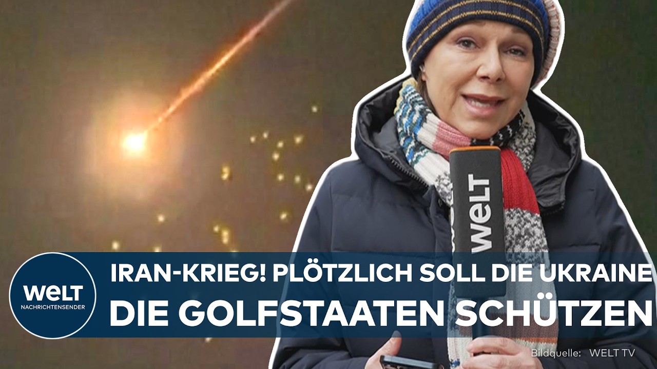 KRIEG IN NAHOST: Ukraine soll Golfstaaten helfen! Bekämpfung der Schahed-Drohnen des Irans