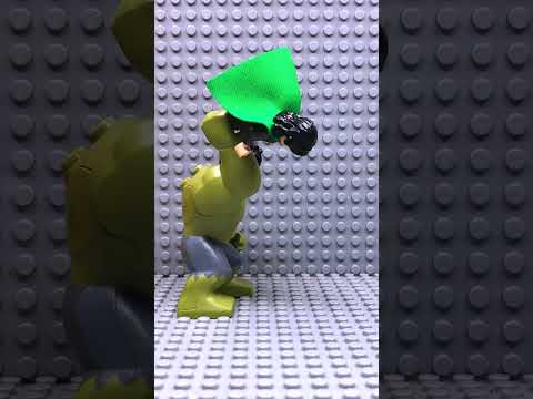 Lego Hulk versus Loki animation