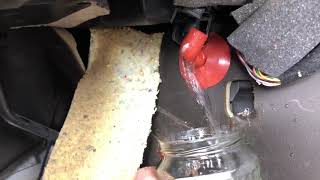 Audi s8 d2: Ac blocked drain problems!