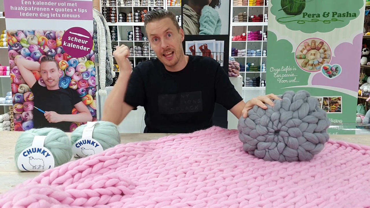 Pera & Pasha TV: Chunky Kussen instructie