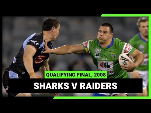 NRL Finals Flashback | Cronulla-Sutherland Sharks v Canberra Raiders | Qualifying Final, 2008
