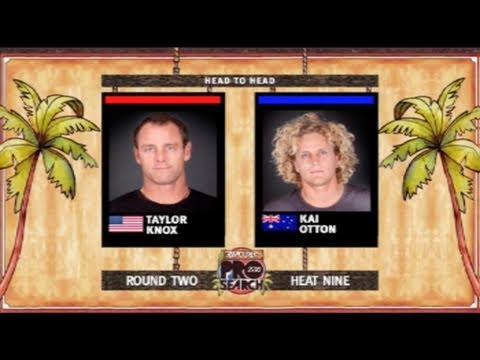 Round 2, Heat 9 - Taylor Knox vs Kai Otton