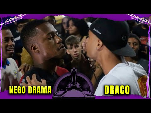 Nego Drama VS Draco [ VOLTOU CUSPINDO RIMA 🤬] 1 FASE | 536º Batalha do Tanque | RJ