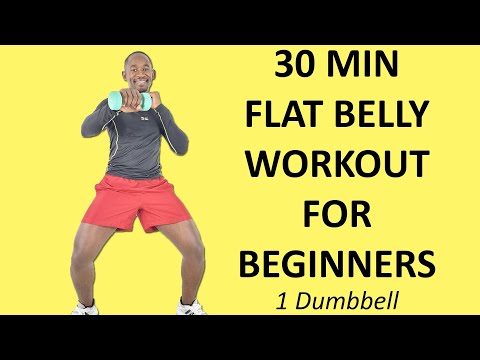 30 Minute Dumbbell Strength Training for Fat Loss Full Body Workout  250 Calories 