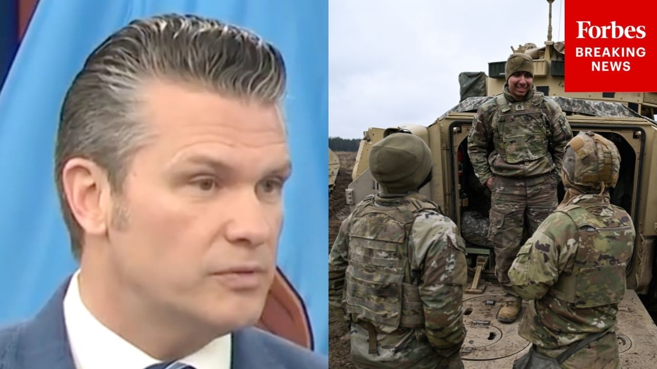 Video | Reporter Asks Pete Hegseth: Will U.S. Forces Stay In Iran During Ceasefire Period?