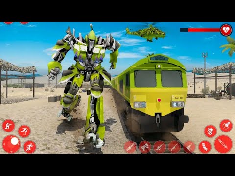Train Robot Car Transformation - Real Train Robot Transform Game | Android iOS Gameplay
