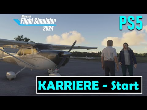 MICROSOFT FLIGHT SIMULATOR 2024 ✈️ PS5 | Karriere #01 - START in den KARRIERE Modus ! München ruft !
