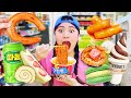 Mukbang 짜장면 떡볶이 편의점 먹방 Convenience Store Food DONA 도나