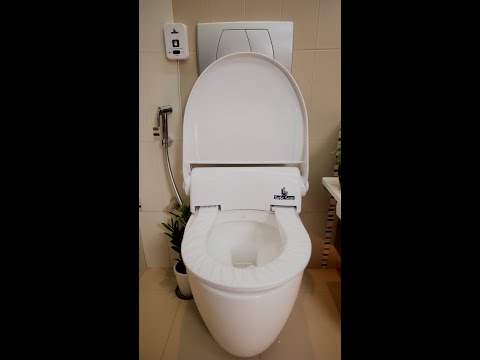 White abs plastic new toilet seat dispenser