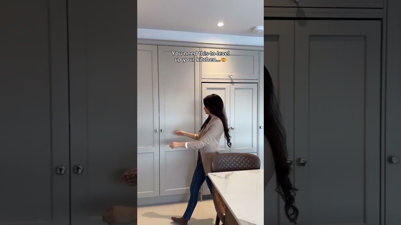 Everyone Needs This Pocket Door Pantry in Their Kitchen! 🇺🇸 | Best Kitchen Organization Idea