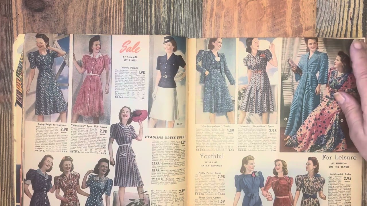 Eatons 1941 sales brochure flip through