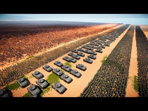 1,000,000 Orcs vs 30,000 WW2 US Army — Ultimate Epic Battle Simulator 2