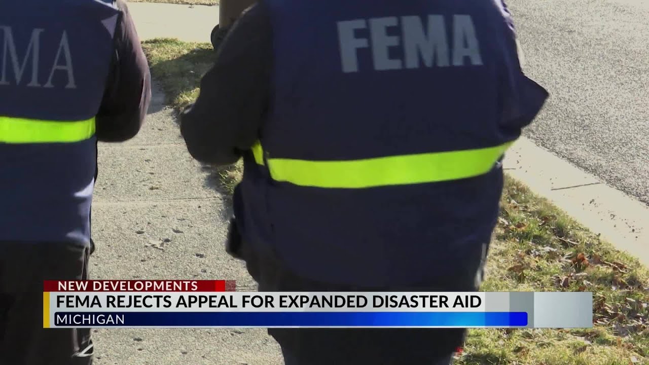 FEMA rejects Michigan’s appeal for expanded disaster aid after March ice storm