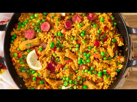 Chicken & Chorizo Risotto | Cheat Paella Recipe (Quick & Easy)