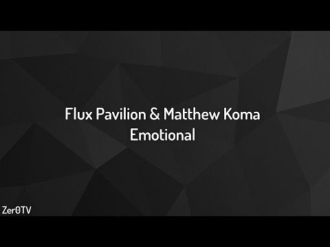 Flux Pavilion & Matthew Koma - Emotional // lyrics