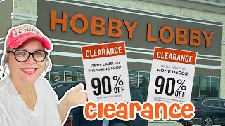 Hobby Lobby 90% OFF Clearance Sale 2023 🍁🍂🌾 The Spring Shop and Home Decor