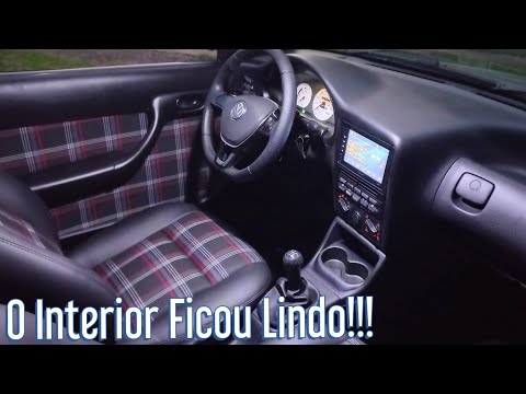 I modernized the interior of my Gol Bola G2.