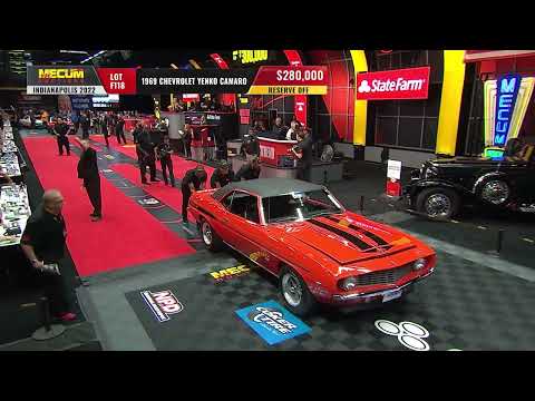 1969 Chevrolet Yenko Camaro Sells for $320,000 // Mecum Indy 2022