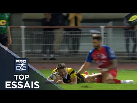 TOP Essais de la J05 – PRO D2 – Saison 2019-2020