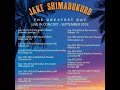 Jake Shimabukuro - 'The Greatest Day' Tour - September