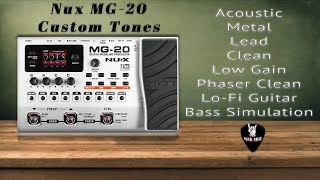 Video thumbnail for Nux MG 20 Custom Patches | Live Stage Gig or Studio by Metal Fakir