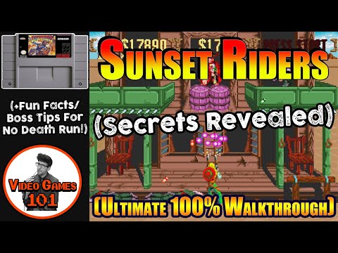 Sunset Riders SNES Walkthrough | 100% Guide | Video Games 101