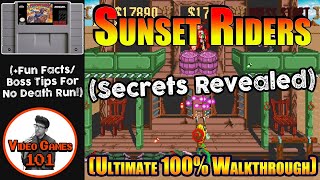 Sunset Riders SNES Walkthrough | 100% Guide | Video Games 101