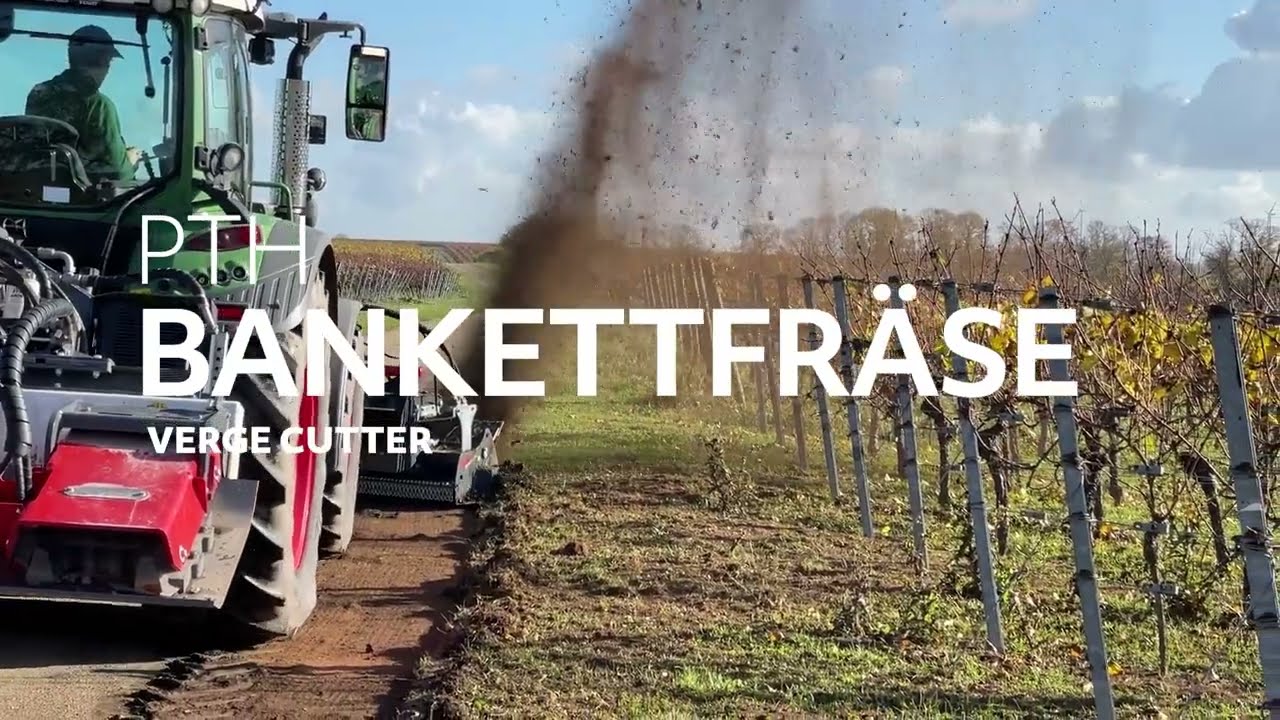 PTH Bankettfräse für Traktoren, Radlader & co