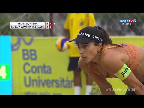 SEMIFINAL Andressa/Vitória 0 x 2 Bárbara Seixas/Carol Solberg