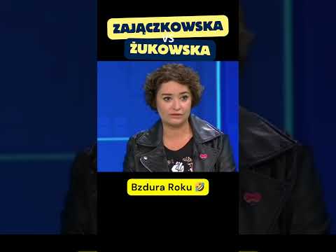 Zajączkowska nagradza Żukowska za jej słowa 🤣🤣🤣 #polskapolityka #humor #polityka #viralshorts