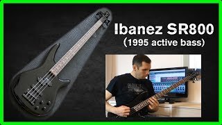 Video thumbnail for Vintage active bass for metal? Ibanez SR800 (1995) by AleArzMusic