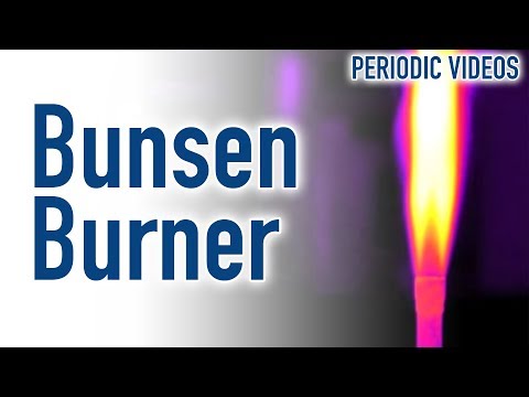 本生燈(熱成像) - 視頻週期表 (Bunsen Burner (THERMAL IMAGING) - Periodic Table of Videos)